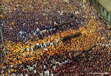 traditional festa dei ceri gubbio