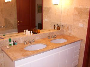 marble bathroom